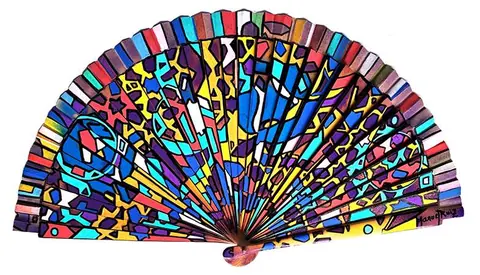 Abanico pintado