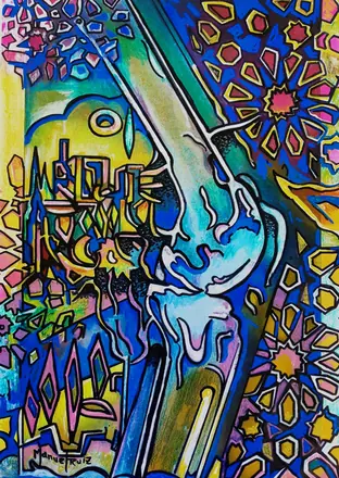 Divertimentos óseos, 2020. Pintura a partir de radiografías