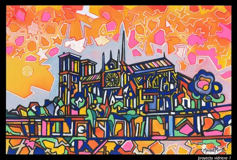 Proyecto de vidrieras de Notre Dame